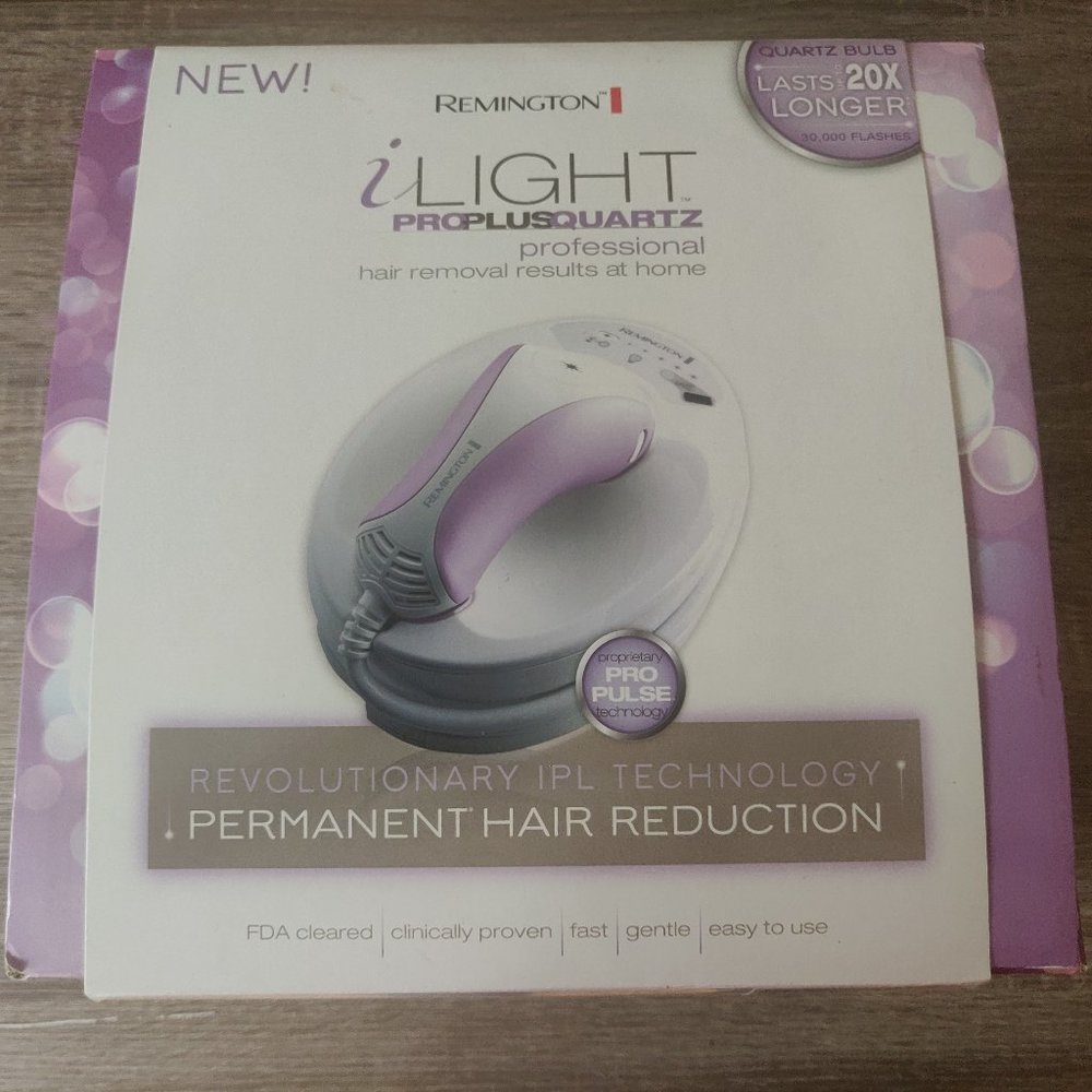 Remington iLight ProPlusQuartz Hair Removal System - Unused